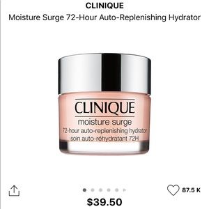 Unopened CLINIQUE MOISTURIZE SURGE 72hr